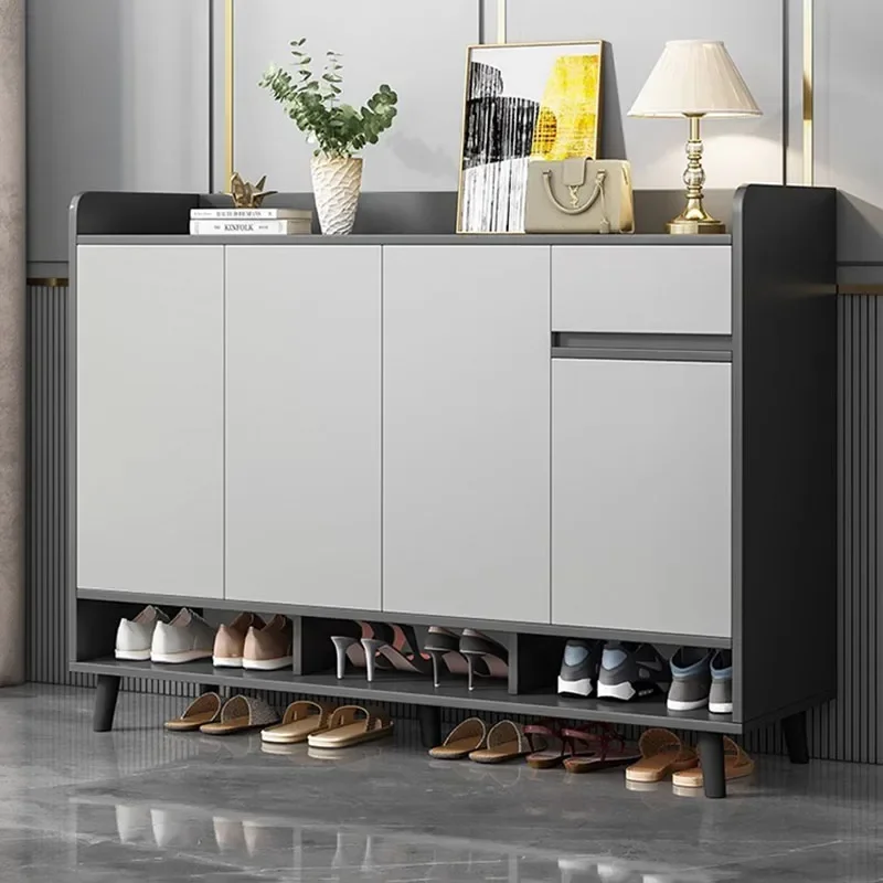 Contain Bulk Shoe Cabinets Nordic Dust Proof Space Saving Modern Rack Door Schoenenkasten Entryway Furniture