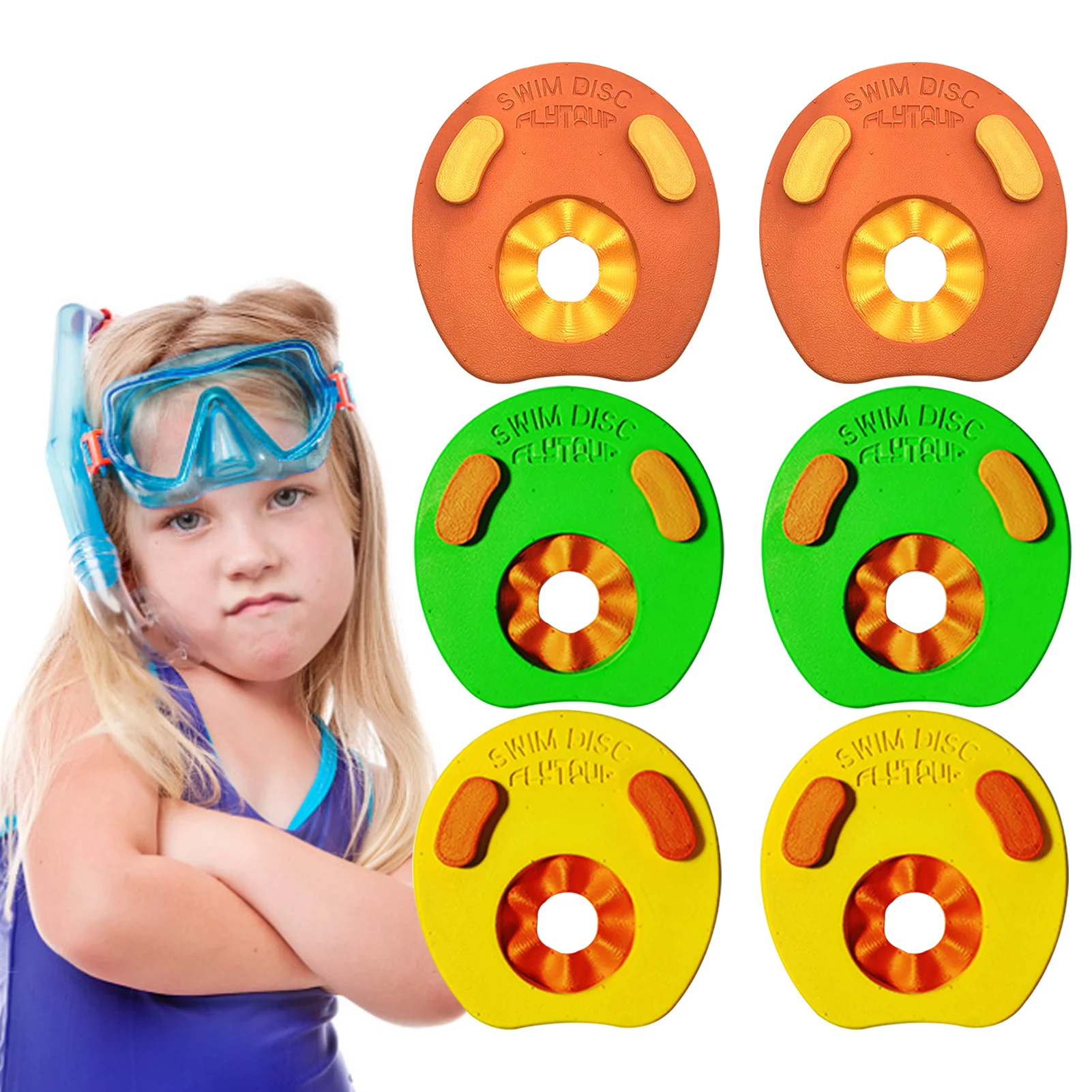 

Swim Arm Bands Swim Arm Bands Swim Floaties Arm Floaties 6 PCS EVA Foam Swim Aquatic Cuffs Water Aerobics Float Ring Swim Float