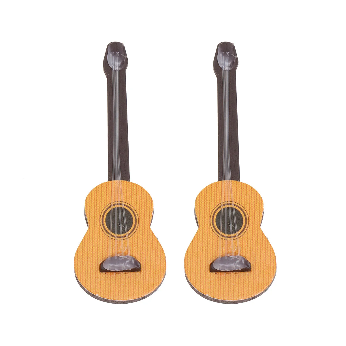 

Guitar Miniaturewooden Mini Model Base Desktop Figurines Furniture Instrument Electric Decoration Ornaments Accessories Toy