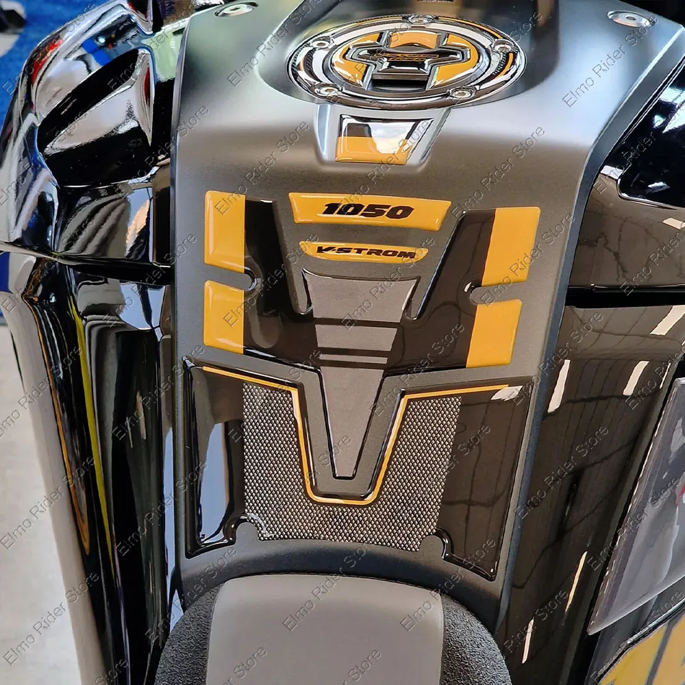 Фото Для Suzuki V-Strom 1050 XT 2022, мотоцикл, 3D гель, защитная наклейка из эпоксидной смолы, накладка на бак, наклейки, комплект наклеек №3