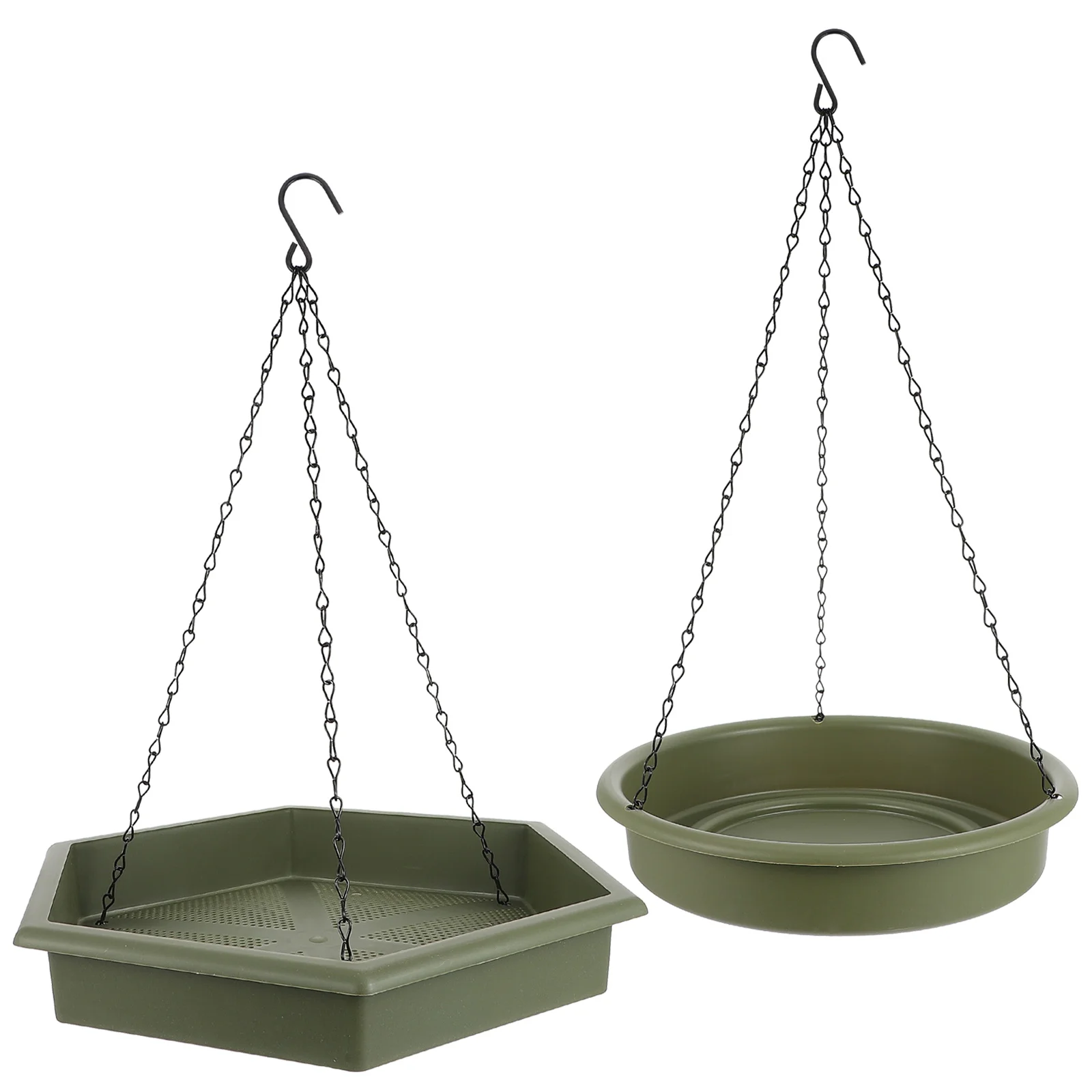

1 Set Bird Feeder Durable Hanging Type Bird Food Tray Bird Feeder Bird Feeding Tray Bird Feeding Dish