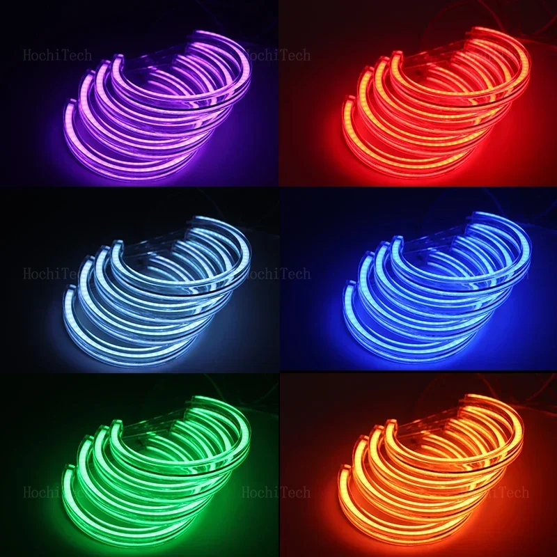 RGB многоцветная светодиодная лампа с изображением ангельских глаз и кольцевой