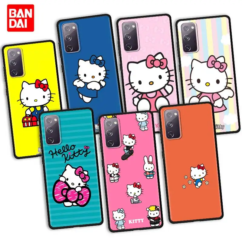 

Hello Kitty Anime Case for Samsung Galaxy S20 FE S21 S10 S9 Plus Ultra 4G 5G S20fe S21fe S21+ S20+ S10+ S9+ Thin Cover Silicone