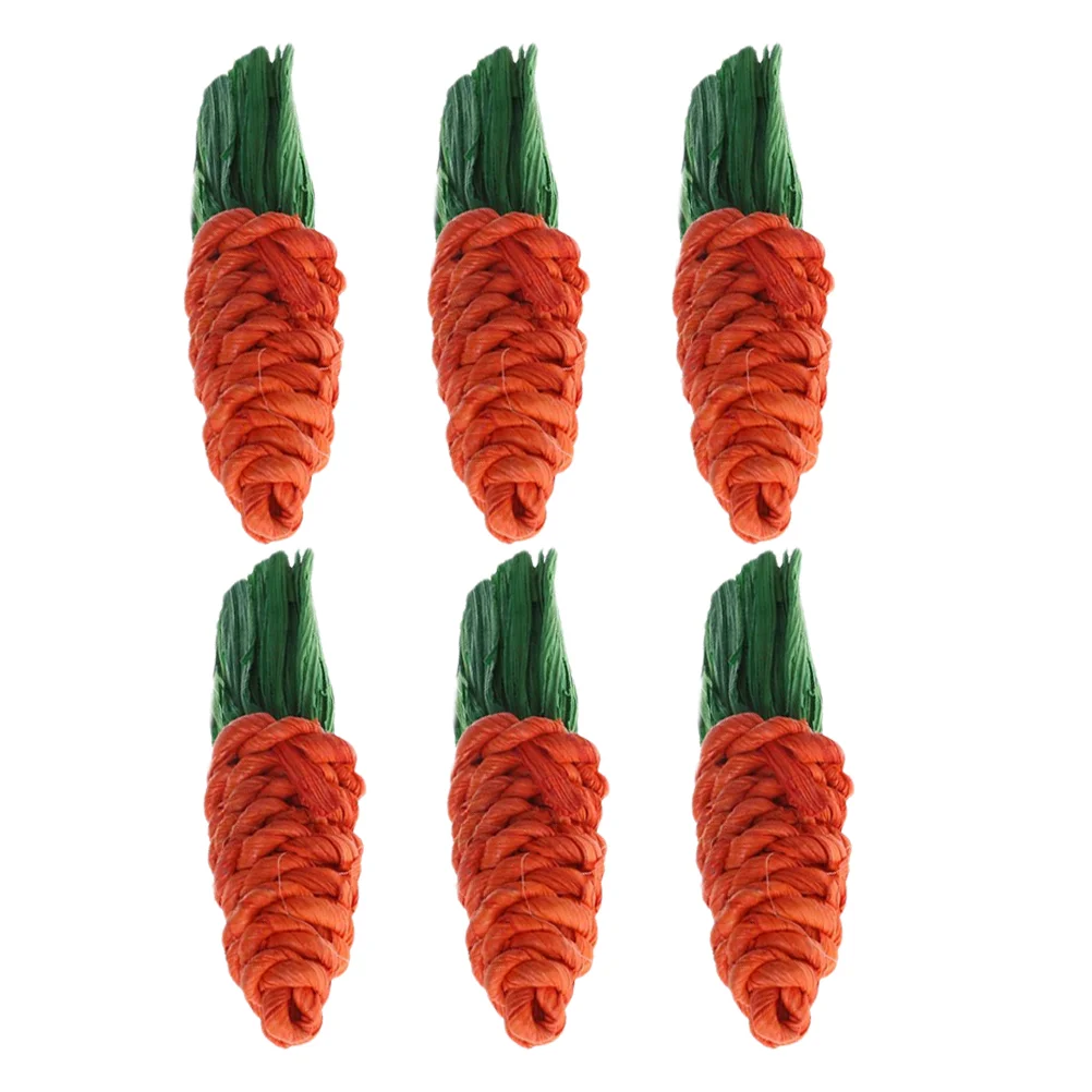

Toys Toy Rabbit Chew Pet Hamster Dogentertaining Treat Pets Rope Bunny Rolling Activity Interactive Teething Scratching Molar