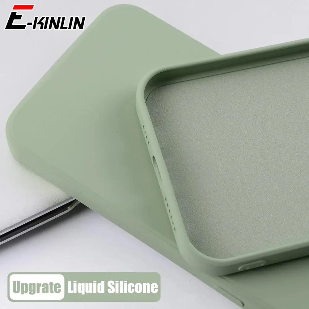 Мягкий ТПУ Тонкий чехол из жидкого силикона для телефона Xiaomi Mi 12 12X 11X 11i 11T 11 10T 10 9T 9