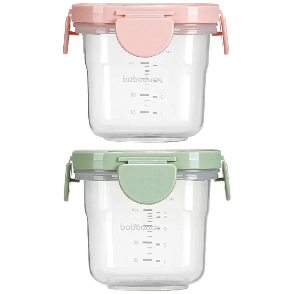 

2 Pcs Food Box Durable Good Blocks Food Freezer Infant Food Container Food Carrying Case