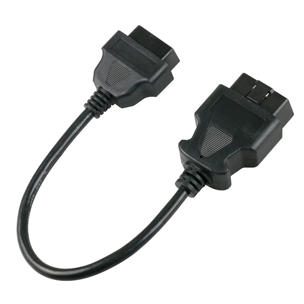OBD2 30 см удлинительный кабель диагностический папа на 16-контактный разъем мама