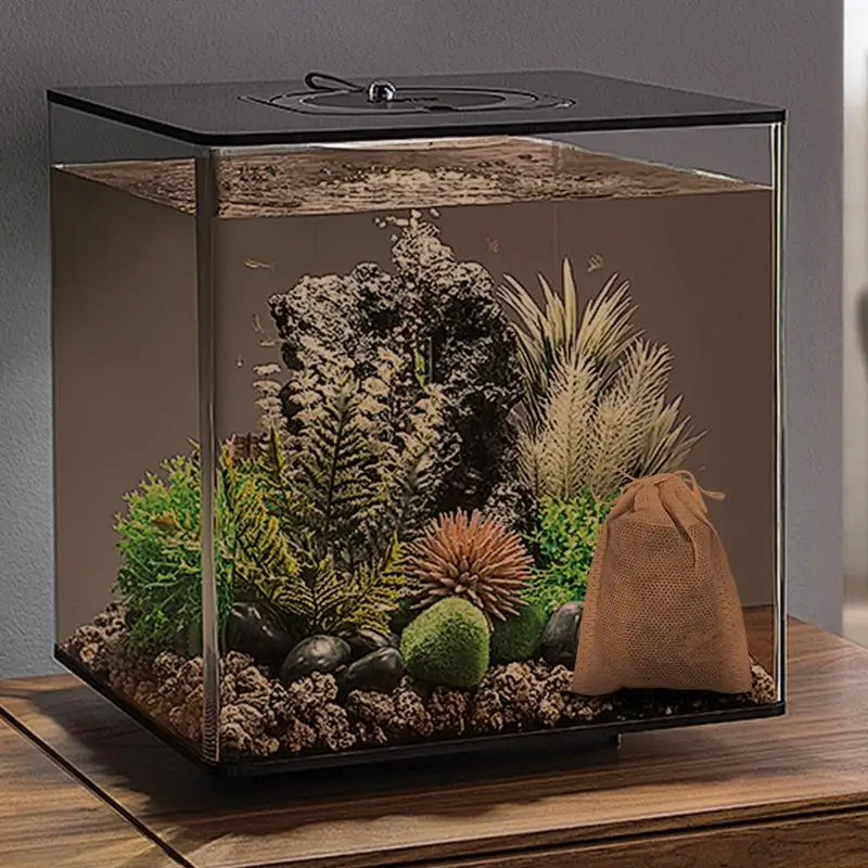Аквариум Терминала Truncatula Leaf Fish Tank P.H. Значение регулятора качества воды катапупа