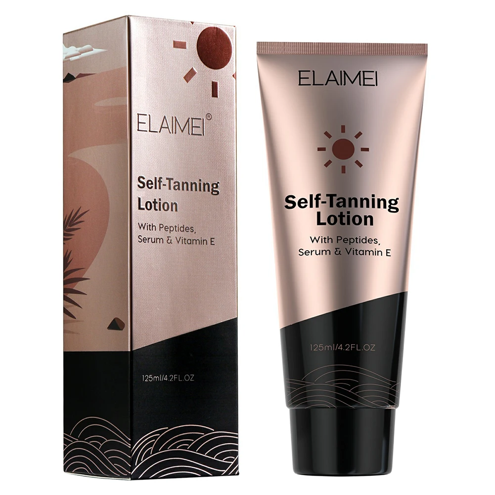 

120ml Self Tanning Cream Body Bronzer Sunscreen Natural Tanner Lotion Long Lasting Sunless Bronzers Coloring Natural Tan Cream