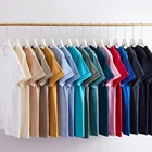 Футболка мужская с коротким рукавом и круглым вырезом, однотонная