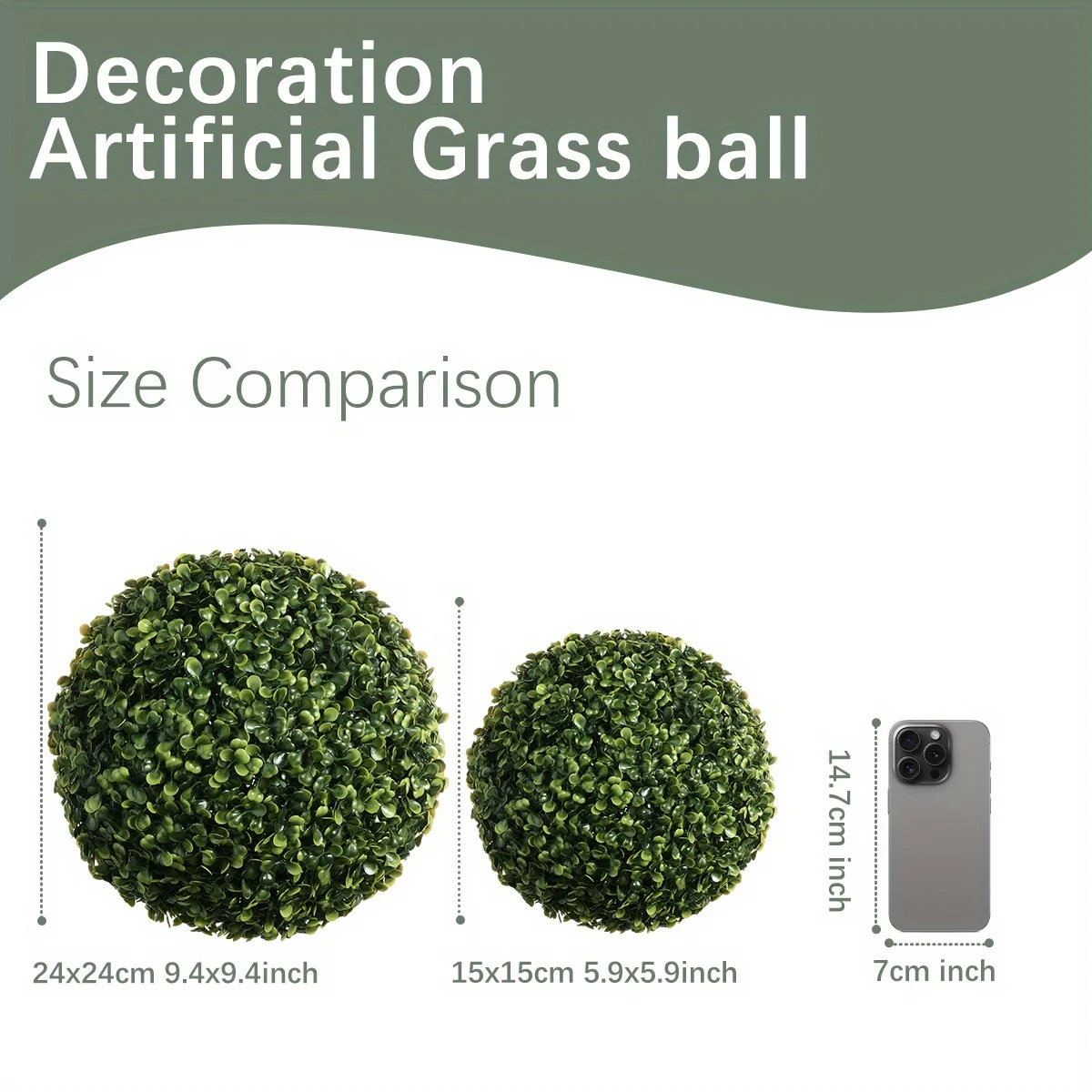 Xiya Искусственный Цветок Миланский Травяной Шар-искусственное Растение Из