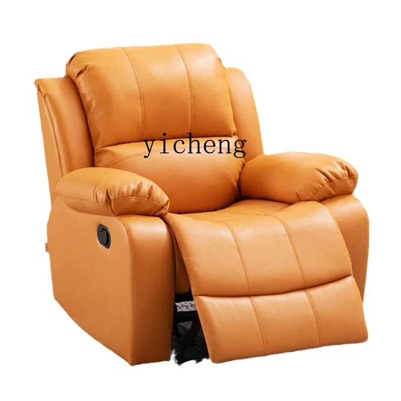 

XL First Class Space Capsule Single Rocking Electric Nail Massage Lazy Multi-Function Chair Living Room Genuine Leather