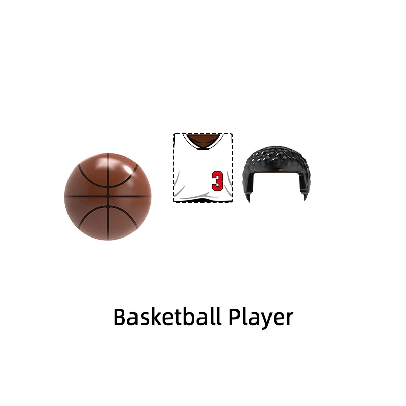 KT1021 Знаменитый баскетболист Звездный номер 24 3 11 34 0 23 30 1 Модельные блоки MOC Набор