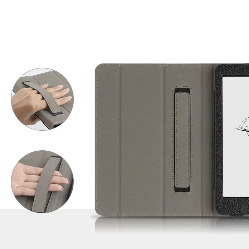 3-цветный чехол Funda для Onyx Boox Nova с ремешком на руку 7 8-дюймовая трехслойная