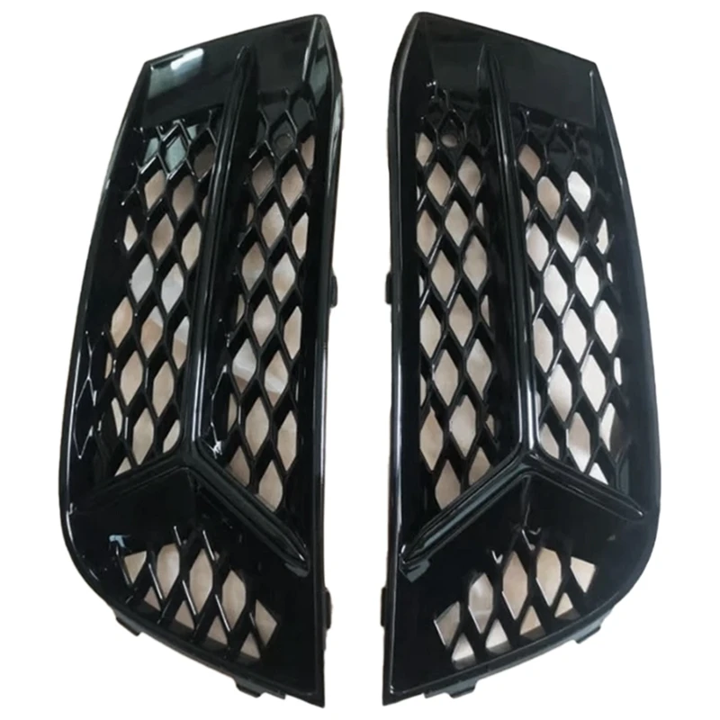 

Передний сетчатый сотовый Нижний Бампер, противотуманный чехол для решетки радиатора, черный левый и правый для A3 2017 2018 2019