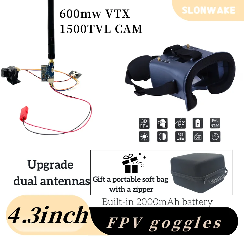 SLONWAKE LS-008D VR очки для RC моделей