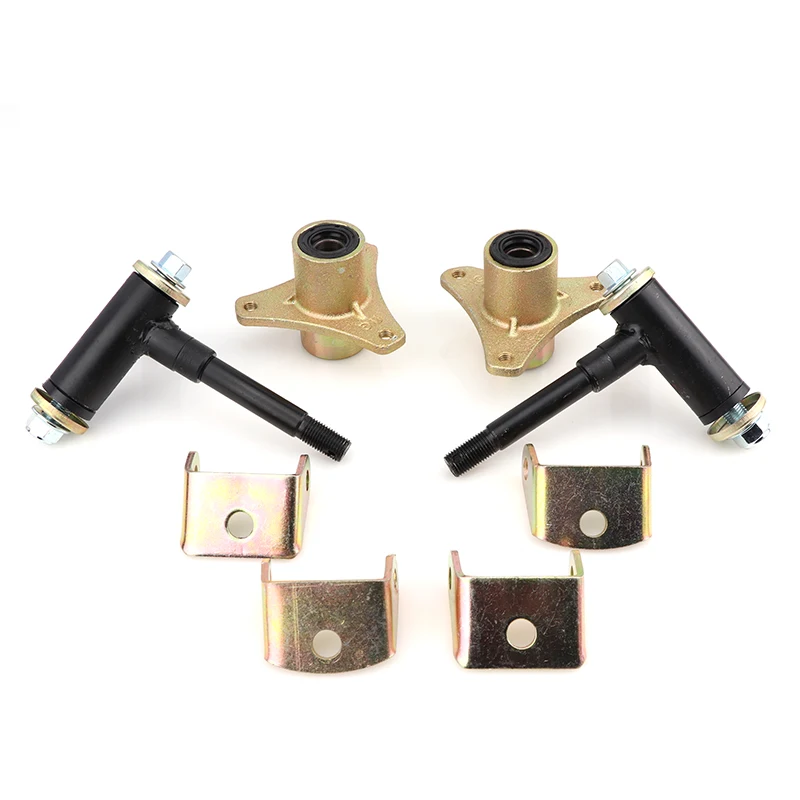 1 пара/2 шт. шпиндель рулевой стойки с кастрюлей Ступицей Колеса подходит для ATV 49cc