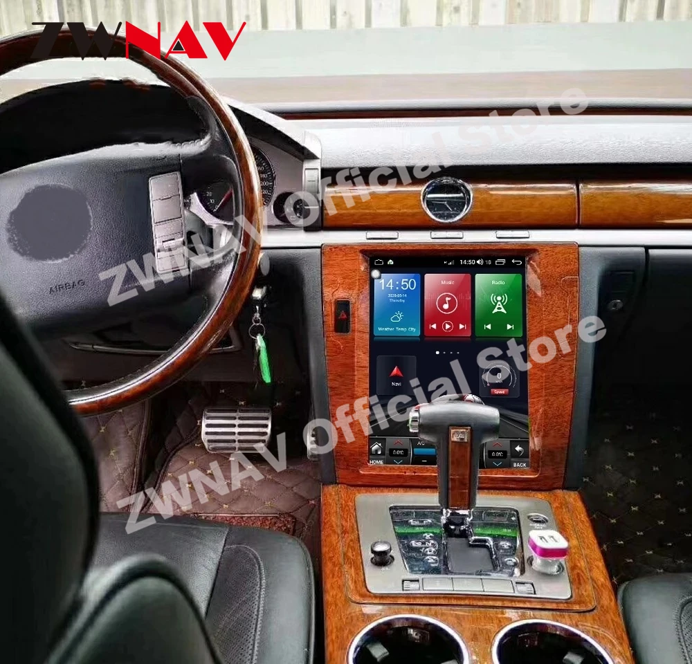 

DSP Central Multimedia 1 Din Android Screen For Volkswagen Phaeton 2004 2005-2013 Tesla Car Radio With Bluetooth Stereo Receiver