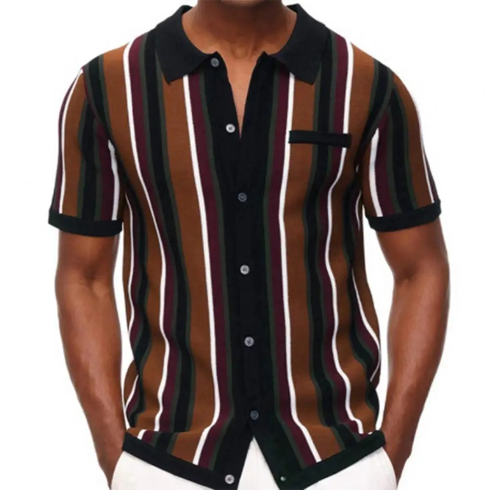 

Casual Fabulous Young Style Men Shirt Leisure Men Tops Wear-resistant Male Garment