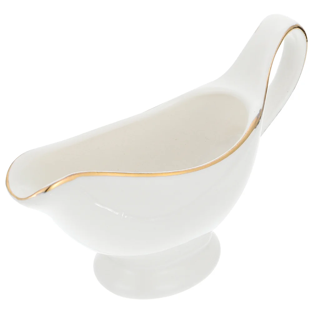 

Sauce Container Coffee Creamer Pitcher Gravy Sauce Boat Western Style Tableware for Banquet Home