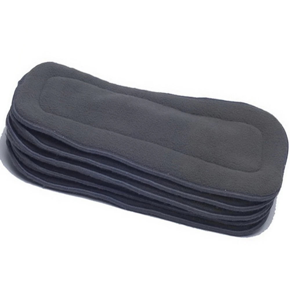 

Babyland Thicker[5 Units A Pack] Cloth Diaper Inserts Bamboo Charcoal Inserts 5-Layers Charocal Liners For Pocket Diaper Covers