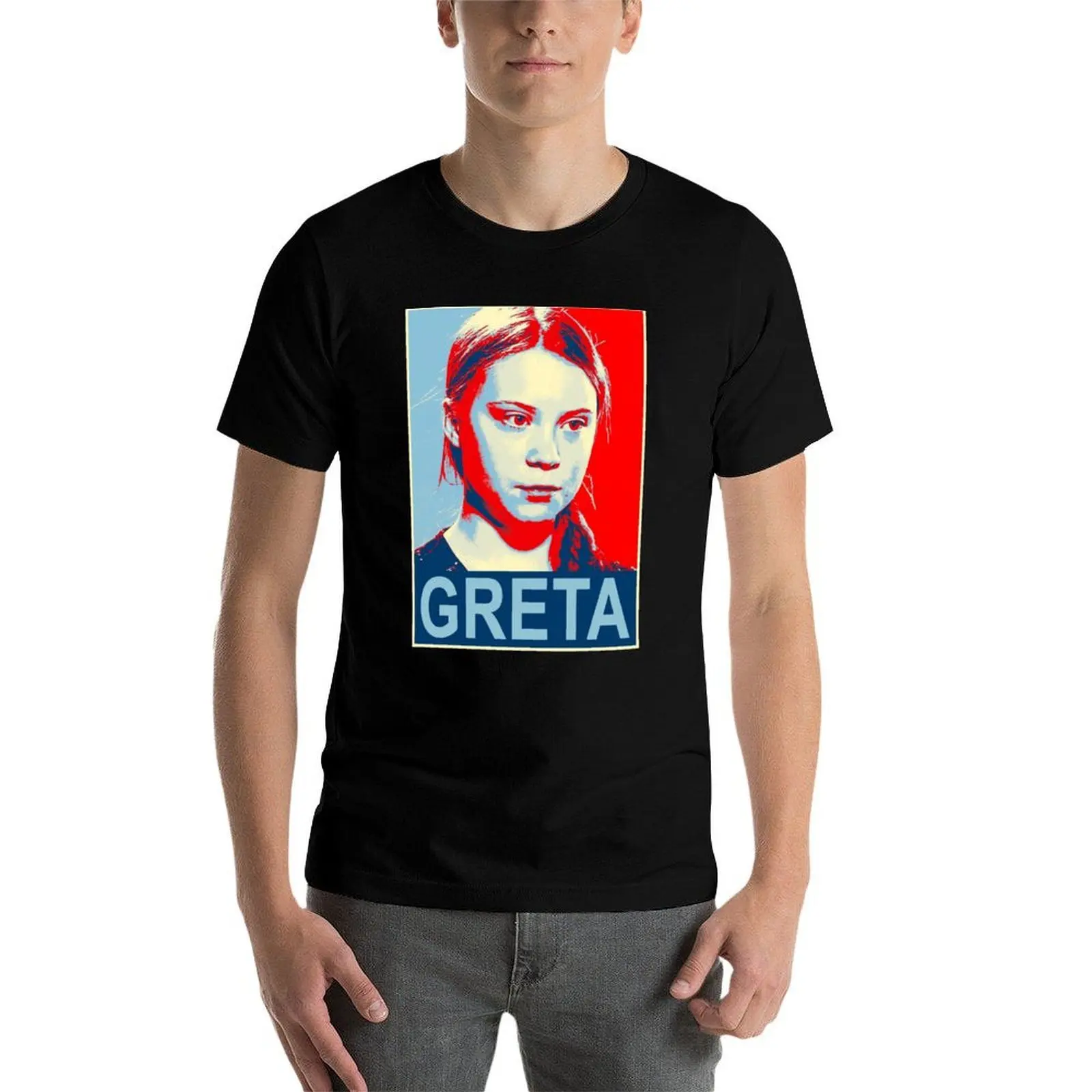 Фото Футболка Greta Thunberg для экологических активистов, повседневная футболка из мягкого хлопка с короткими рукавами №4