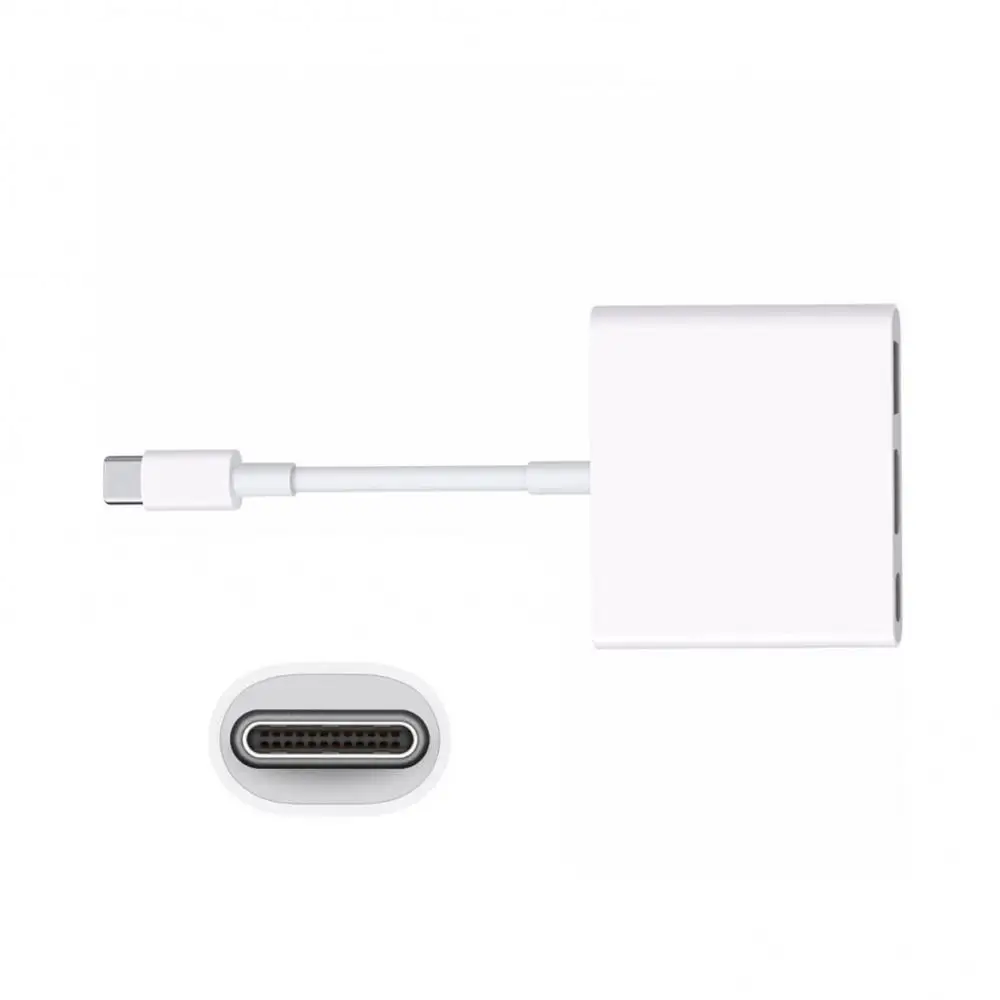 

Портативный адаптер USB 3,0 3 в 1 с USB C на 4K HDMI-совместимый HDTV Type-C PD для монитора