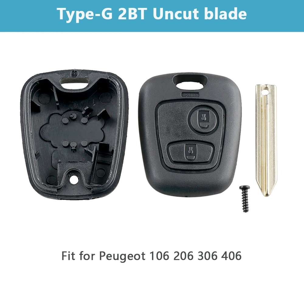 

Внешняя деталь с 2 кнопками и лезвием 307/206 подходит для Citroen C1/C2/C3/C4/ XSARA Picasso/Peugeot 307/207/407/306/406