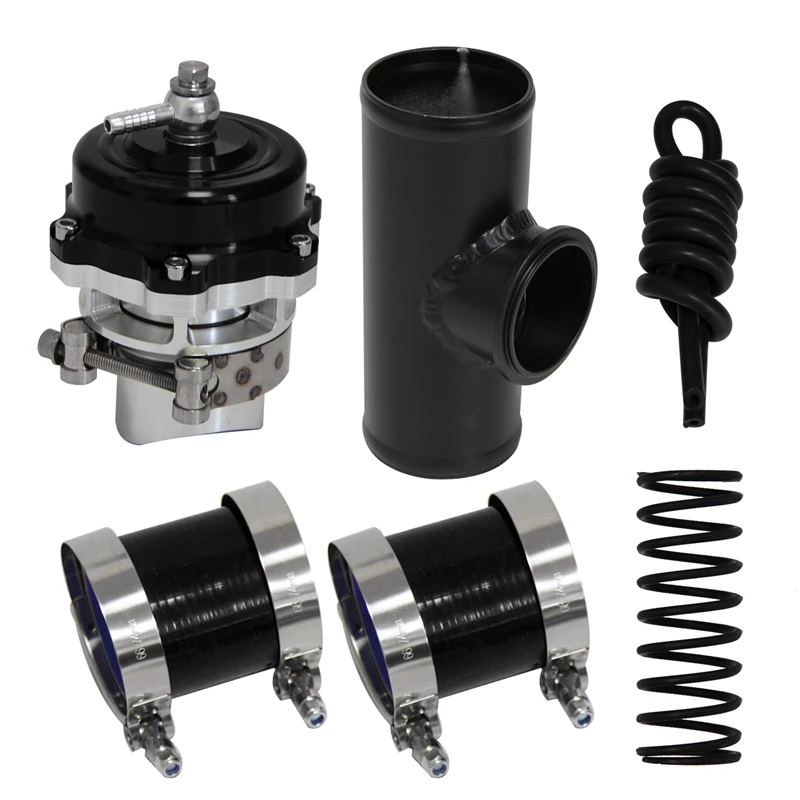 

50mm 35psi Turbo Blow Off Valve & BOV Adapter & Clamp & 2.36" OD Flange Pipe