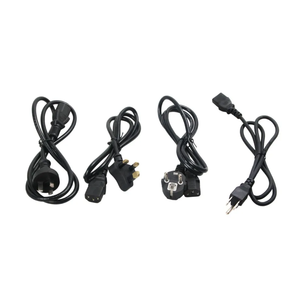Power Plug Adapter Line Charging Cord Cable For Stage Light Smoke Fog Machine Contacts High-Power 1500W 90-250V 10A US EU AU UK |