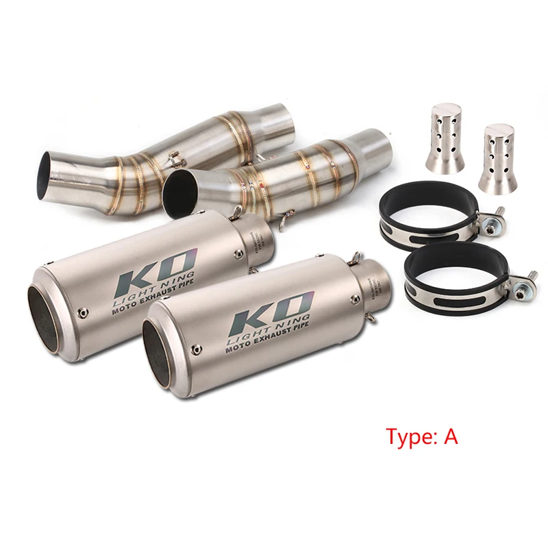 

Для Kawasaki Z1000 Ninja 1000 2010-2021 Z1000SX Ninja 1000SX 2010-2019 выхлопная труба мотоцикла без шнуровки глушитель 51 мм насадки на выхлопную трубу