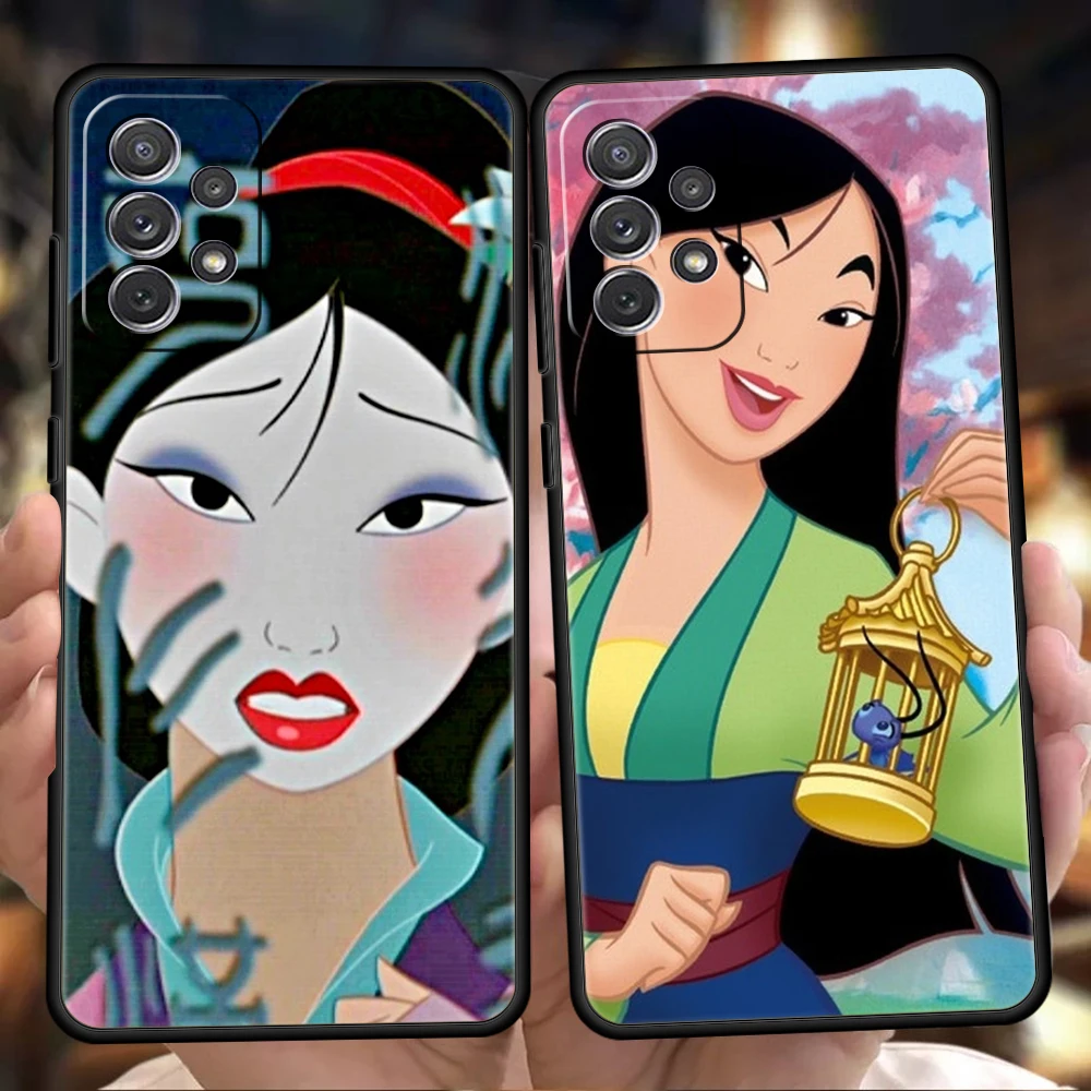 

Mulan Phone Case Cover For Samsung A32 A52 A52S A72 A51 A71 A21S A31 A41 5G Silicon TPU Shockproof Luxury Shell Fundas Coque Bag