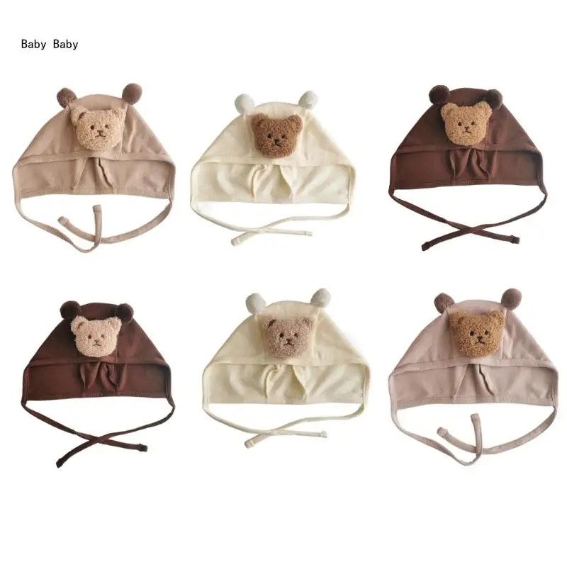 

Kids Hat Soft Baby Bonnet Cap Winter Warm Hat Boy Girl Newborn Beanie Caps Q81A