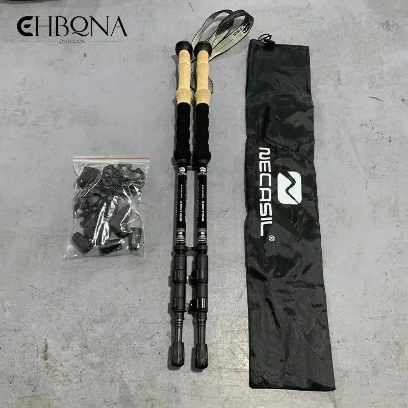 

Newcastle Pair Nordic Adjustable Alpenstock Anti-shock Walking Trekking Poles Men Women Hiking Sticks Outdoor Accessories