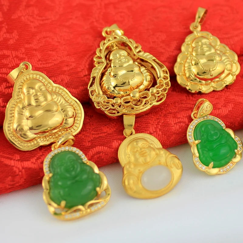 Латунный кулон позолоченные ювелирные изделия имитация 18-каратного золота