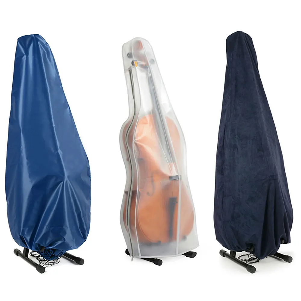 

Transparent Cello Dust-proof Cover Cello Violin Protective Bag Waterproof Protector Sleeve Stringed Instrument Accessories
