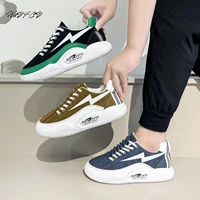 mens sneakers casual fashion nubuck leather upper height increased platform shoes street trend cool mixed colors running shoes