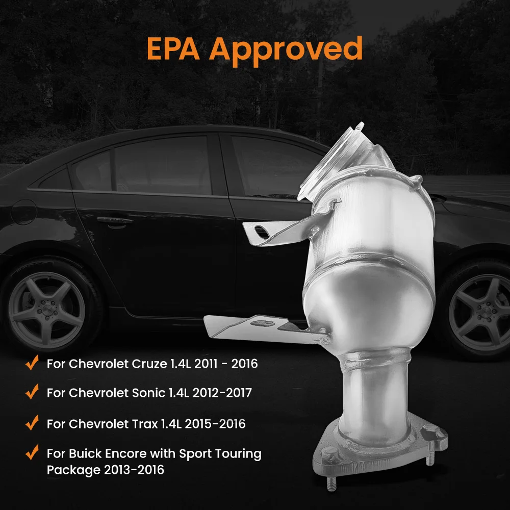 Каталитический конвертер объемом 2011 л с бесплатной прокладкой для Chevrolet Cruze 2016