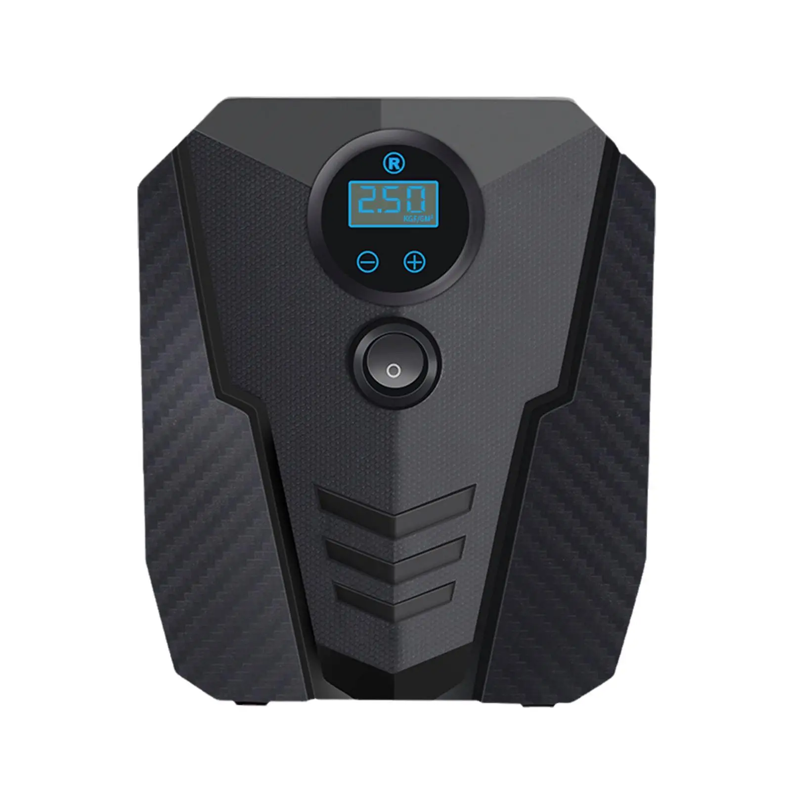 

High Power Car Air Pump Tire Inflator Automatic Charge Stop Car Air Compressor Portable Double-cylinder High-pressure Tire