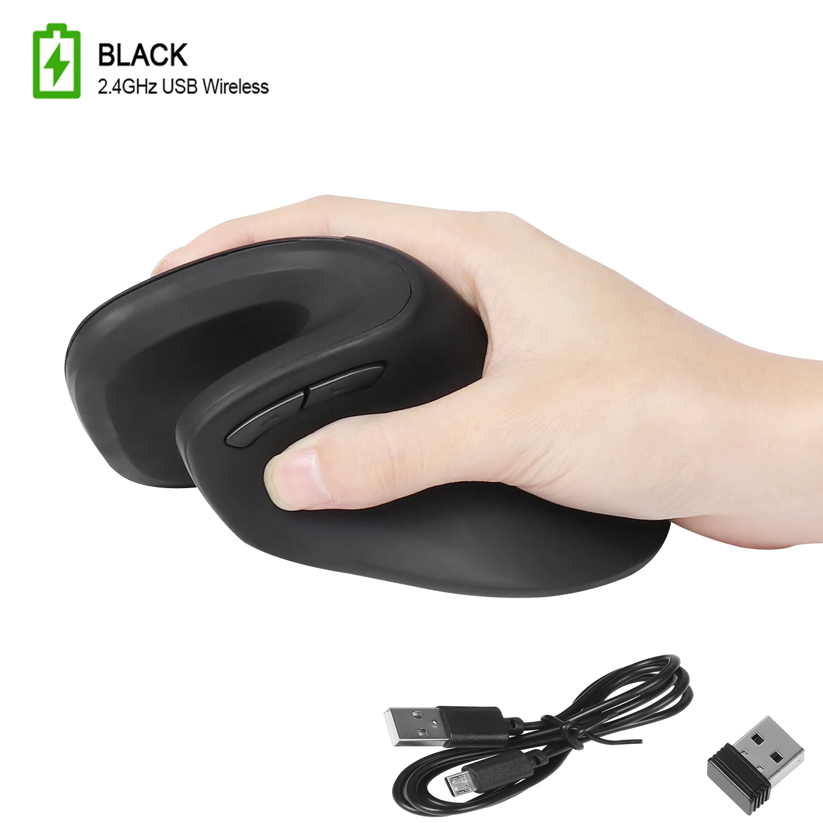 

New Vertical Mouse Wirelesss Rechargeable Ergonomic Mause USB Optical Silent Wireless Mice For Laptop PC Tablet Computer Office