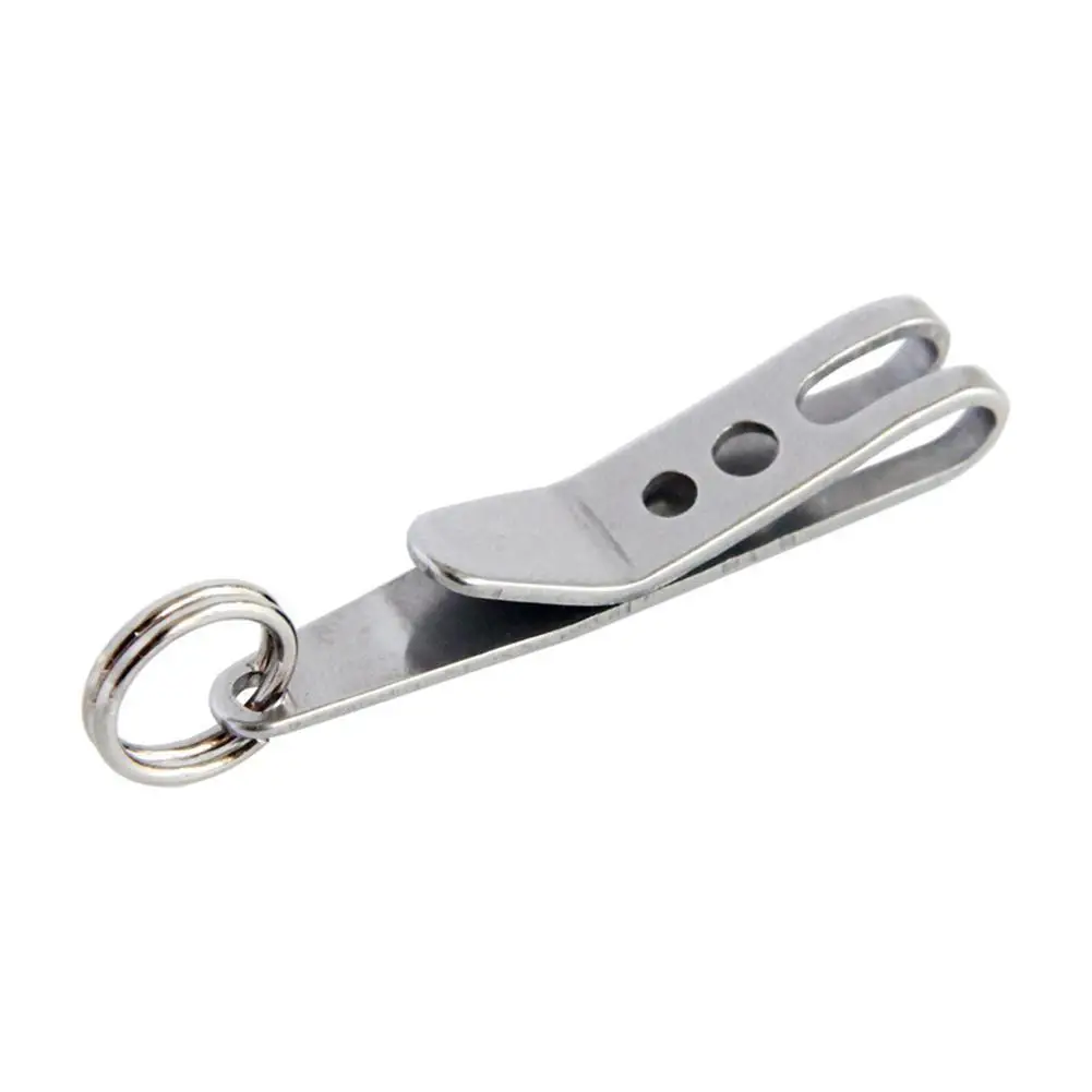 

EDC Bag Gear Pocket Suspension Clip with Key Ring Carabiner Outdoor Quicklink Tool Key Ring Keychain Suspension Clip