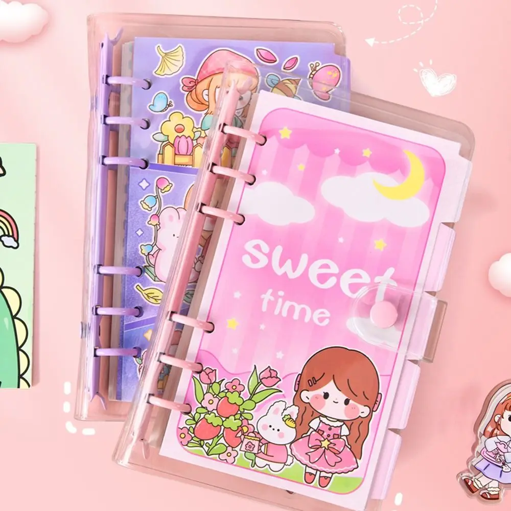 

Милый сменный блокнот для скрапбукинга для студентов, дневник «сделай сам», журнал, подарок для девочек, Еженедельный планировщик, блокнот для ежедневной съемки, блокнот с листьями