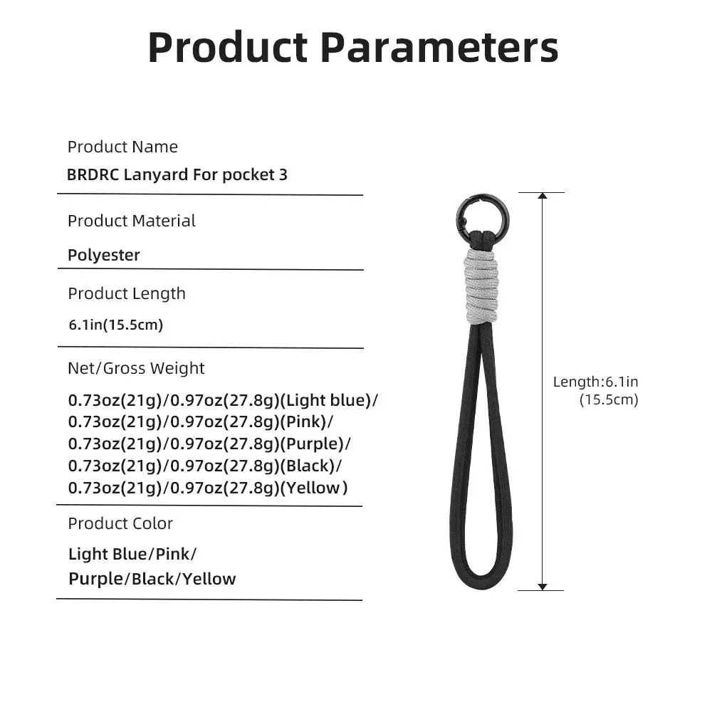 Красочный нейлоновый ремешок портативные аксессуары для рук с винтовым