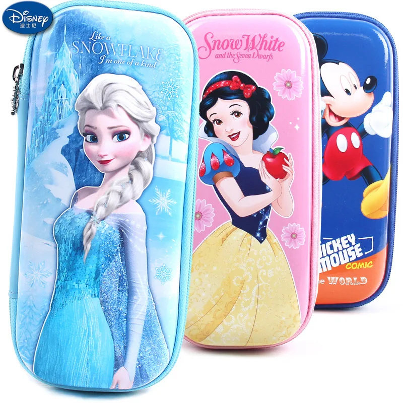 Чехол для карандашей Disney футляр ручек с Микки и Минни Маус Большой Вместительный