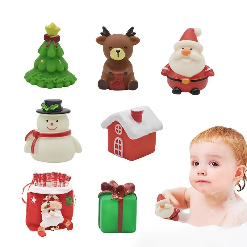 

Christmas Light Up Bath Toys Cute Bath Toy Swimming Water LED Light Up Toys For Kids Play Funny Gifts