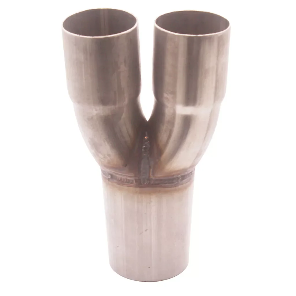 

2-1 SS Exhaust Merge Collector Dual 2" ID Inlet Single 2.5" OD Outlet