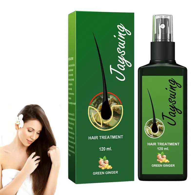 

Травяной спрей Hairrebirth Восстанавливающий питательный имбирное масло Сыворотка способствует быстрому росту густых волос продукты для мужчин и женщин