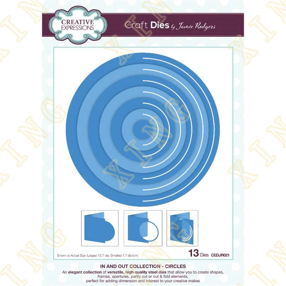 

Collection Circles 2022 New Metal Cutting Dies Scrapbook Diary Decoration Stencil Embossing Template Diy Greeting Card Handmade