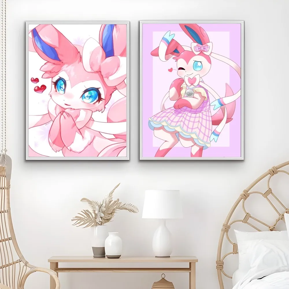 Аниме Фея Иви Каваи Плакат Липкая Настенная Художественная Печать