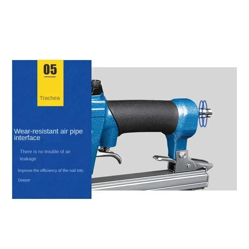 Easy to Use Pneumatic Nail Gun for Woodworking East Cheng 1013J/1022J/422J Lightweight and Durable